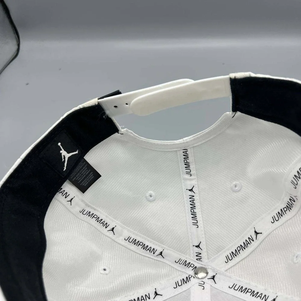 Air Jordan‎ Hat Men White Cement Elephant Gold Metal Jumpman Snap Back Cap